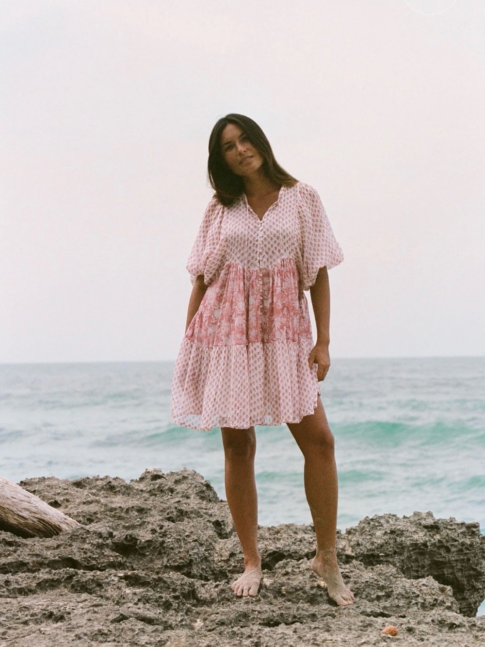 Daughters of India Nora Mini Dress in Primrose